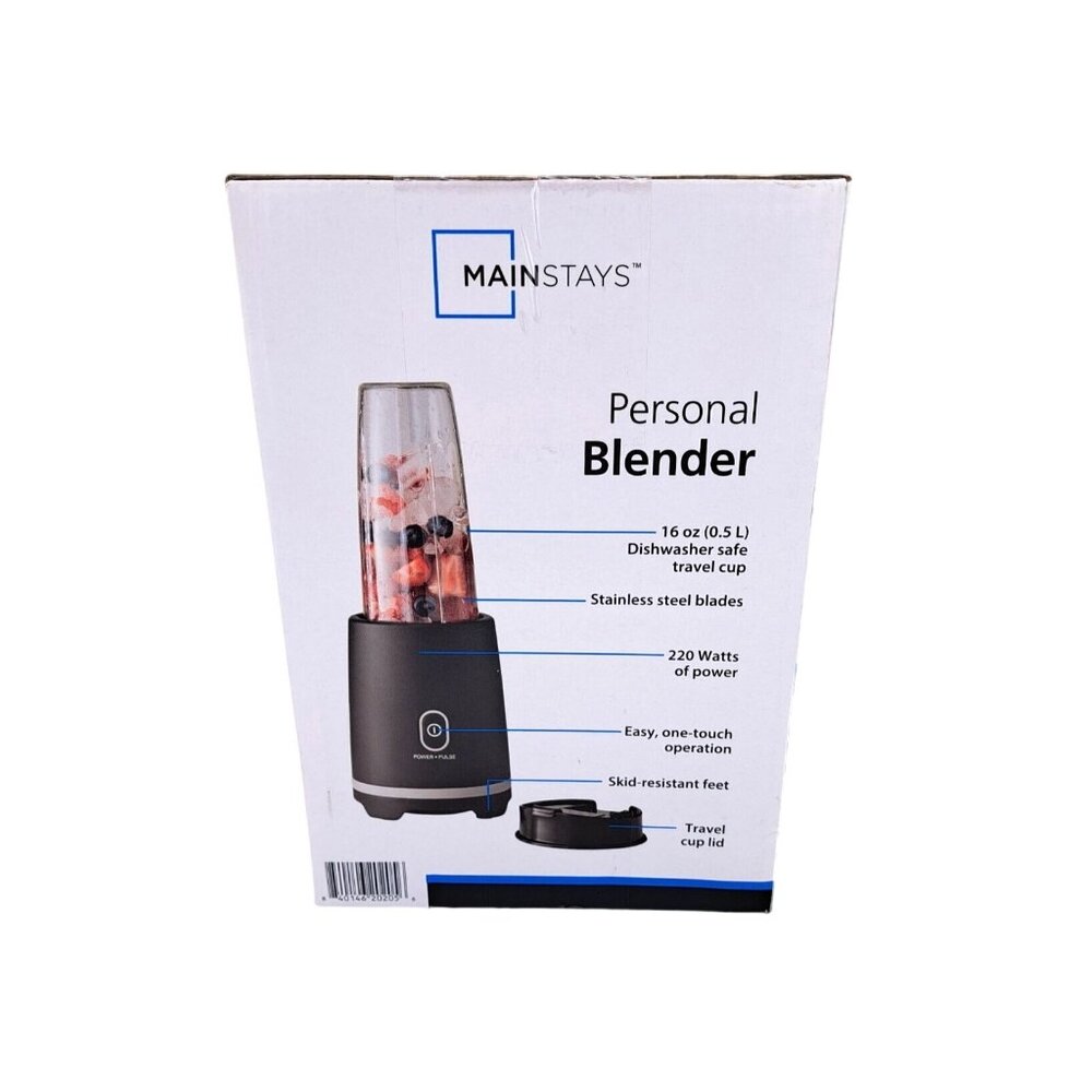 Mainstays Personal Blender 16 Oz Blend & Go Travel Cup With Lid 581935274 New - Picture 5 of 7